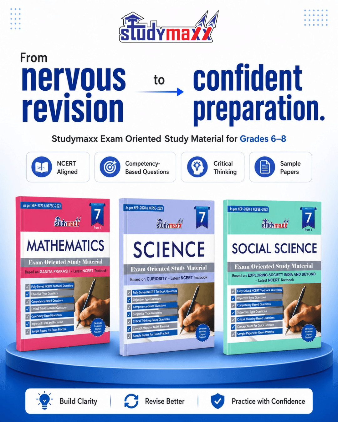 Studymaxx QR-linked resources for Classes 6 to 8