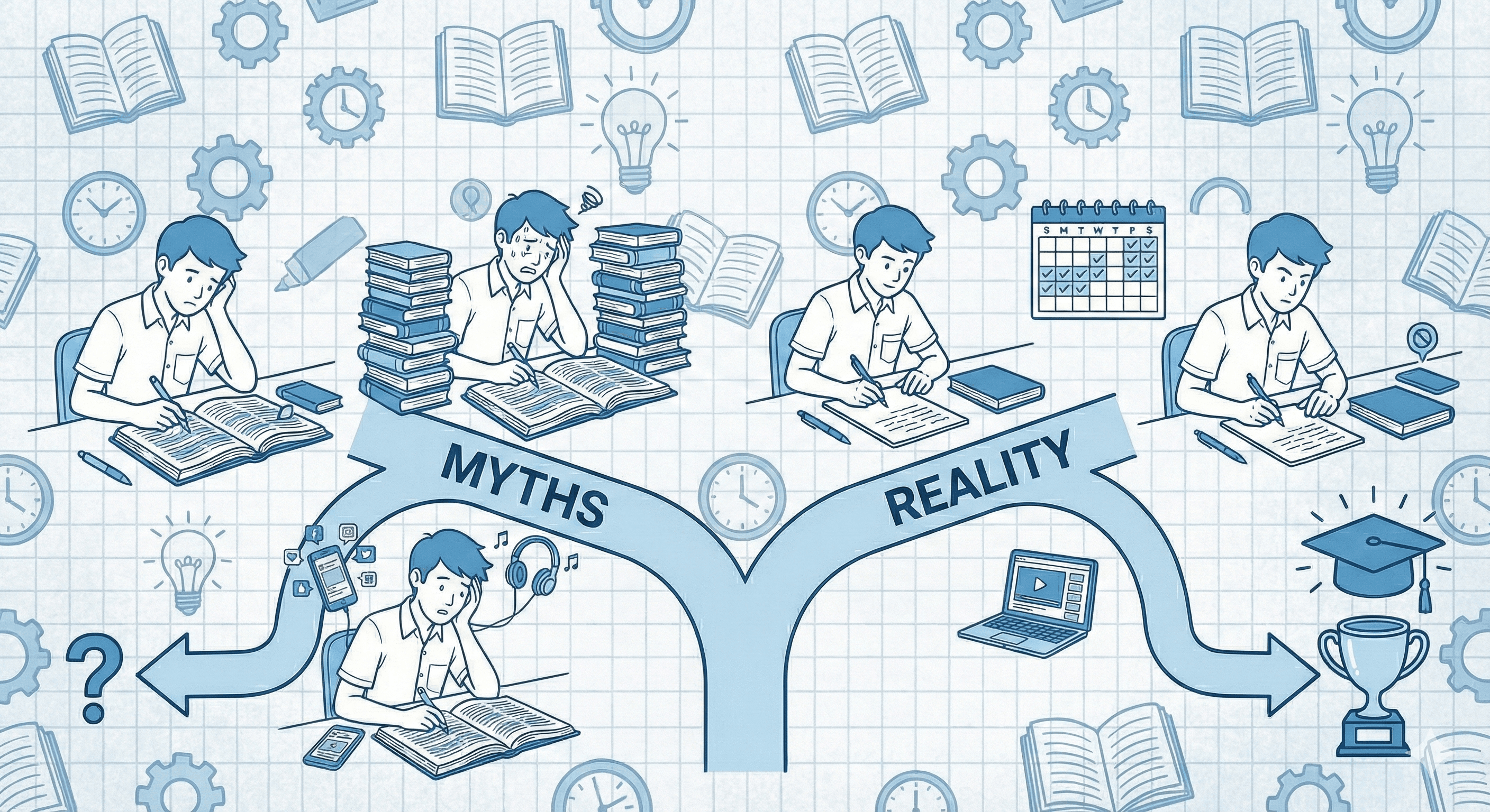 Exam Success Decoded: Busting the 3 Biggest Study Myths Holding You Back